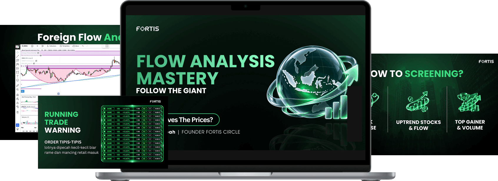 <center>Belajar Cara Smart Money Bergerak <br />
<span class="text-lg text-fill-white">Money Flow Mastery</span></center>